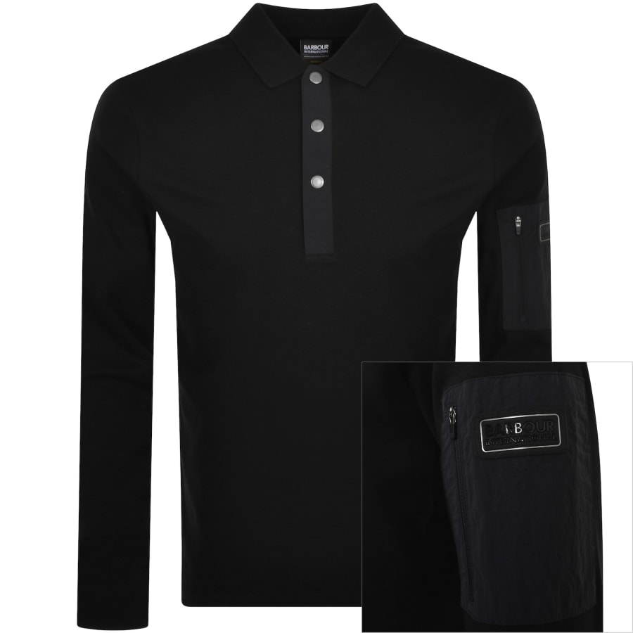 Barbour black polo 2025